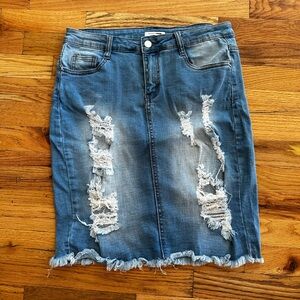 Jean skirt